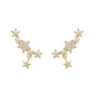 18 Gold Plated Star Ear Cuff Earring